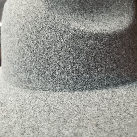 Universal Thread Gray Felt Wool Look New w/Tags Womens Adjustable Fedora - Picture 4 of 9